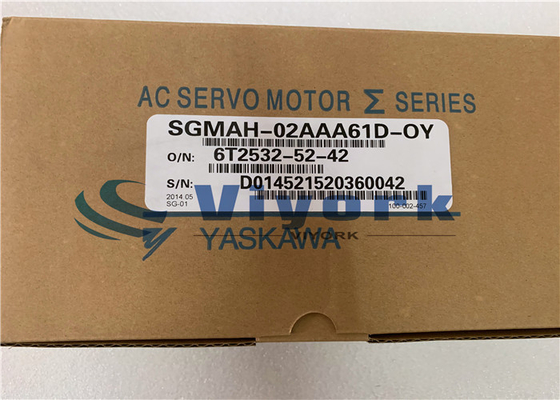 SGMAH-02AAA61D-OY Ins.B Yaskawa Industrial Servo Motor 200W 200V 2.1AMPS