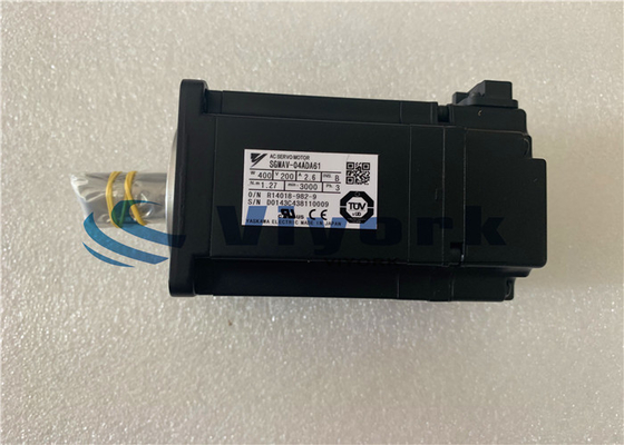 2.6A SGMAV-04ADA61 Industrial AC Servo Motor Yaskawa 400W 200V 3000RPM