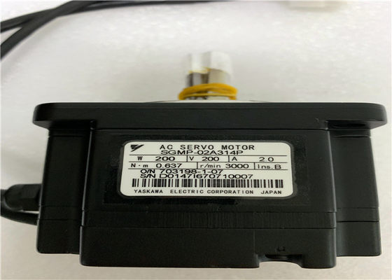 Industrial AC Servo Motor Yaskawa SGMP-02A314P 200W 200V 2A 3000RPM