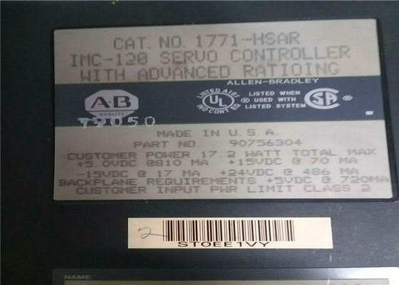 ALLEN BRADLEY1771-HSAR Allen Bradley IMC-120 Series A Servo Controller