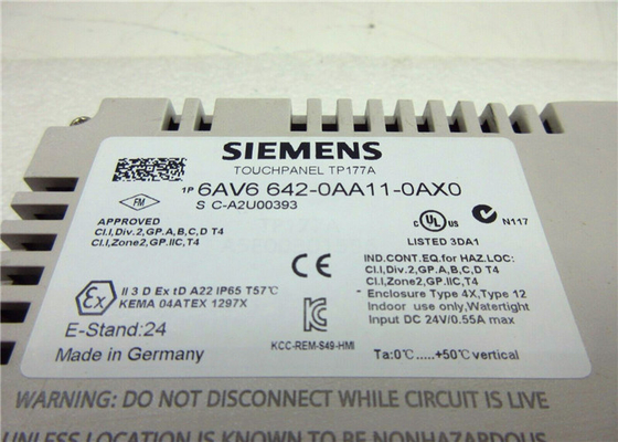 TP177A 6AV6642-0AA11-0AX0 Siemens Simatic Touch Panel Bootloader V1.8 P44 645