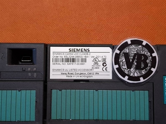 Siemens 6SL3244-0BB00-1BA1 Variable Frequency Inverter Control Unit CU240B-2 RS485 Interface
